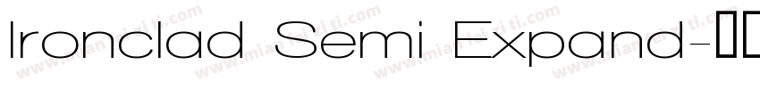 Ironclad Semi Expand字体转换